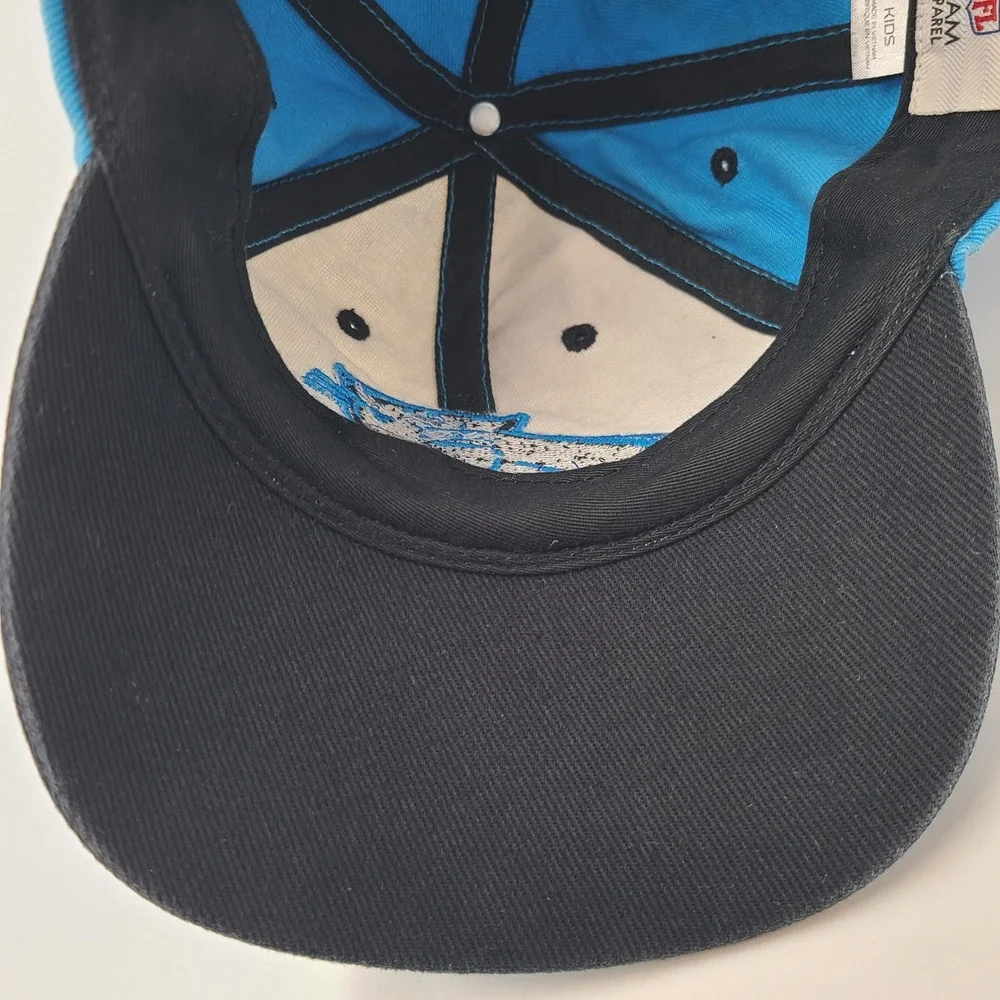 Kids Carolina Panthers Hat Adjustable NFL Team Apparel Blue White NFL Football